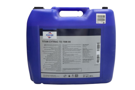 Ulei Lichide tehnice - Ulei cutie viteze FUCHS TITAN CYTRAC TD 75W-90 20L JOHN DEERE J11E