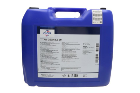 Ulei Lichide tehnice - Ulei cutie viteze FUCHS TITAN GEAR LS 90 85W-90 20L GL-5