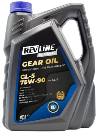Ulei Lichide tehnice - Ulei cutie viteze REVLINE GEAR OIL 75W-90 5L GL-5