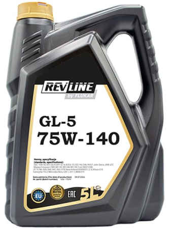 Ulei Lichide tehnice - Ulei cutie viteze REVLINE GEAR OIL 75W140 5L GL-5