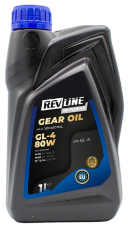 Ulei Lichide tehnice - Ulei cutie viteze REVLINE GEAR OIL 80W 1L GL-4