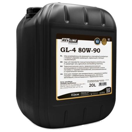 Ulei Lichide tehnice - Ulei cutie viteze REVLINE GEAR OIL 80W-90 20L GL-4