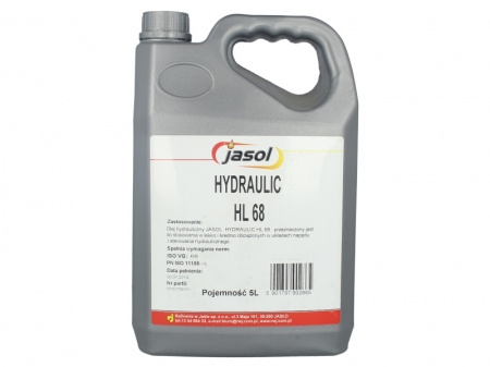 Ulei Lichide tehnice - Ulei hidraulic JASOL HYDRAULIC HL 68 5L