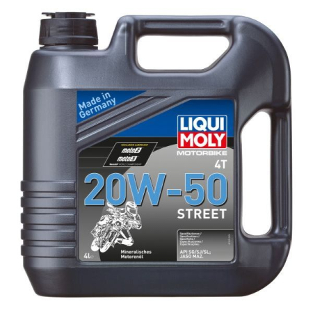 Ulei Lichide tehnice - Ulei motor 4T LIQUI MOLY Street 20W-50 4L SL
