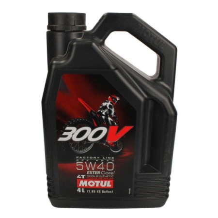 Ulei Lichide tehnice - Ulei motor 4T MOTUL 300V Off Road 5W-40 4L >JASO MA2