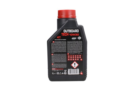 Ulei motor 4T MOTUL Outboard Tech 10W-30 1L NMMA FC-W [1]