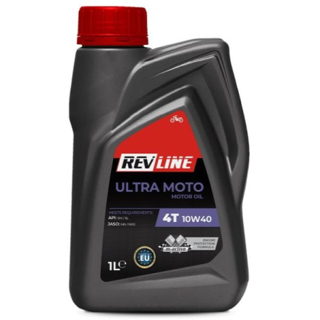 Ulei Lichide tehnice - Ulei motor 4T REVLINE ULTRA MOTO 10W-40 1L SM