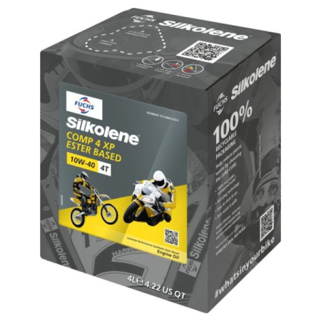 Ulei Lichide tehnice - Ulei motor 4T SILKOLENE COMP 4 10W-40 4L SN XP CUBE