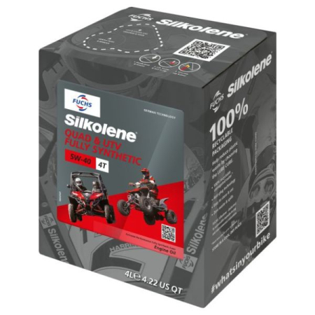 Ulei Lichide tehnice - Ulei motor 4T SILKOLENE QUAD ATV 5W-40 4L SN