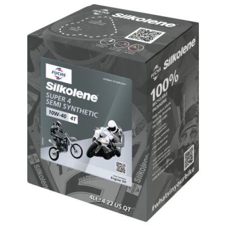 Ulei Lichide tehnice - Ulei motor 4T SILKOLENE Super 4 10W-40 4L SL