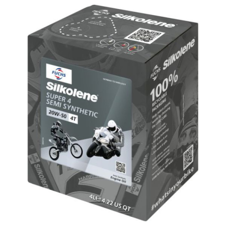 Ulei Lichide tehnice - Ulei motor 4T SILKOLENE Super 4 20W-50 4L SL