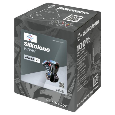 Ulei Lichide tehnice - Ulei motor 4T SILKOLENE V-Twin 20W-50 4L SJ