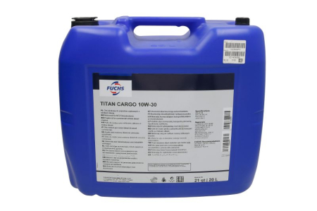 Ulei Lichide tehnice - Ulei motor FUCHS TITAN CARGO 10W-30 20L CJ-4