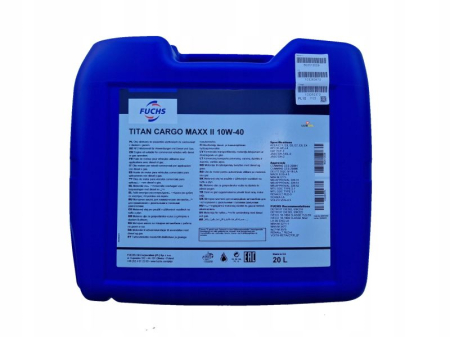 Ulei Lichide tehnice - Ulei motor FUCHS TITAN CARGO MAXX II 10W-40 20L CK-4