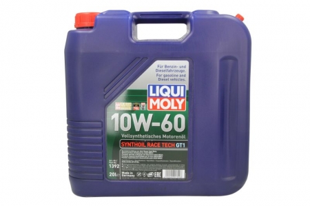 Ulei Lichide tehnice - Ulei motor LIQUI MOLY Synthoil Race Tech GT1 10W60 20L