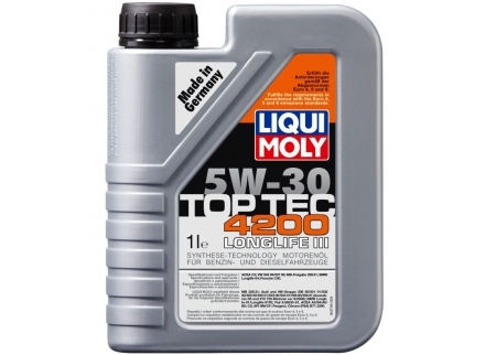 Ulei Lichide tehnice - Ulei motor Liqui Moly Top Tec 4200 Longlife III 5W30 1L
