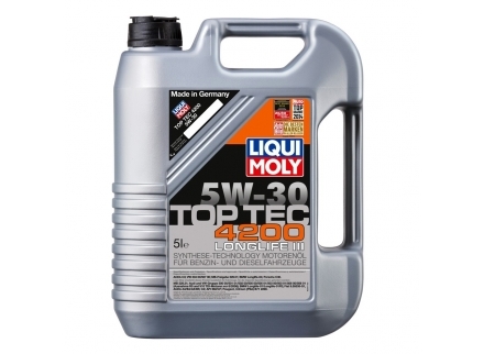 Ulei Lichide tehnice - Ulei motor Liqui Moly Top Tec 4200 Longlife III 5W30 5L