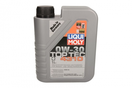 Ulei Lichide tehnice - Ulei motor LIQUI MOLY Top Tec 4310 0W30 1L