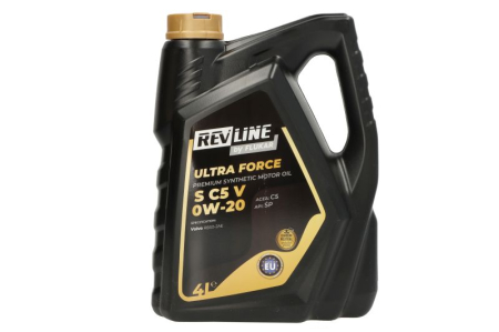 Ulei Lichide tehnice - Ulei motor REVLINE REVLINE ULTRA FORCE S C5 V 0W/20 4L SP