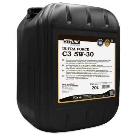 Ulei motor - Ulei motor REVLINE ULTRA Force C3 5W30 20L