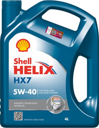 Ulei motor - Ulei motor SHELL HELIX HX7 5W40 4L SP