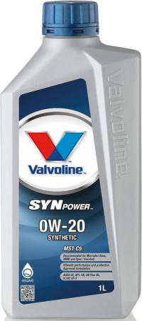 Ulei Lichide tehnice - Ulei motor VALVOLINE SYNPOWER MST C5 0W20 1L ILSAC GF-6A