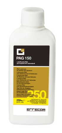 Piese Auto - Ulei sistem clima vehicul ERRECOM, 0,25L 1 buc, tip racire: R1234yf/R134a, conține colorant UV, service pentru mașini hibride, mentenanta eV, PREMIUM + UV DYE, potrivit  toate modelele