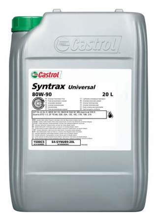 Ulei Lichide tehnice - Ulei transmisie CASTROL SYNTRAX UNIVERSAL 80W90 20L
