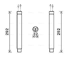 Uscator aer conditionat potrivit BMW 1 (F20), 1 (F21), 2 (F22, F87), 2 (F23), 3 (F30, F80), 3 (F31), 3 GRAN TURISMO (F34), 4 (F32, F82), 4 (F33, F83), 4 GRAN COUPE (F36), I3 (I01) 0.65H-Electric 07.11
