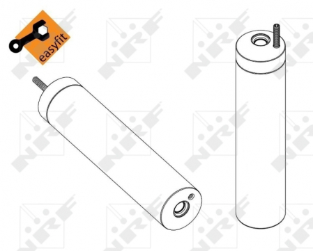 Uscator aer conditionat potrivit CHEVROLET LACETTI, NUBIRA; DAEWOO LACETTI, NUBIRA 1.4-2.0D 05.03- [0]