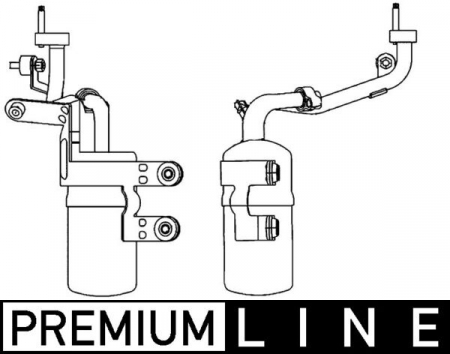 Uscator aer conditionat potrivit FORD KUGA I 2.0D/2.5 02.08-11.12 [0]