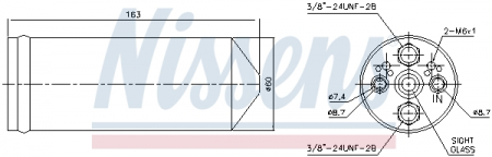 Uscator aer conditionat potrivit NISSAN PRIMERA 1.6/2.0/2.0D 09.96-07.02 [2]