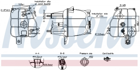 Vas expansiune - Vas expansiune racire (cu priza) potrivit ALFA ROMEO GIULIETTA, GIULIETTA/HATCHBACK, MITO; CITROEN JUMPER II; FIAT 500L, DOBLO CARGO, DUCATO, GRANDE PUNTO, LINEA, PUNTO EVO; PEUGEOT BOXER 10.05-