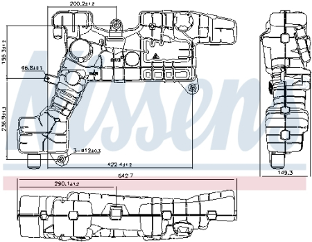 Vas expansiune racire potrivit DAF LF 45, LF 55; RVI MIDLUM; VOLVO FL BE110C-MIDR06.02.26Y/41 dupa 2000 [1]