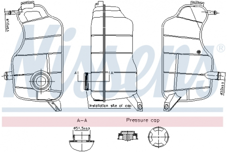 Piese Auto - Vas expansiune racire potrivit FORD FIESTA IV 08.95-01.02