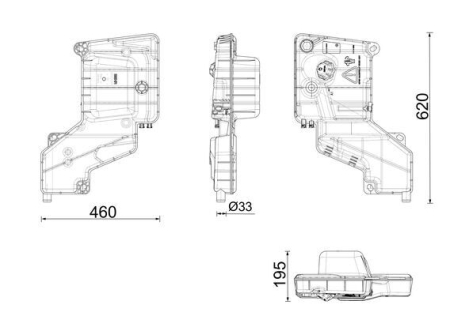 Vas expansiune racire potrivit IVECO EUROCARGO I-III 8040.45.4000/8040.45.4180/F4AE3481C 1991-2015 [1]