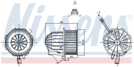 Ventilator habitaclu - Ventilator habitaclu AUDI A4, A4 ALLROAD, A5, Q5; PORSCHE MACAN 1.8-4.2 dupa 2007