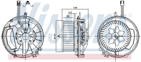 Ventilator habitaclu - Ventilator habitaclu AUDI Q3, TT; SEAT ATECA; SKODA KAROQ, KODIAQ, OCTAVIA III, SUPERB III; VW GOLF ALLTRACK VII, GOLF SPORTSVAN, GOLF VII, PASSAT, PASSAT ALLTRACK, TIGUAN 1.0 dupa 2012