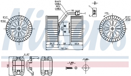 Ventilator habitaclu - Ventilator habitaclu BMW Seria 3 (E46), X3 (E83) 1.6-3.2 intre 1997-2011