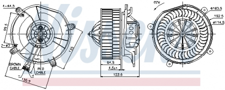 Ventilator habitaclu - Ventilator habitaclu MERCEDES CLS (C219), E T-MODEL (S211), E (VF211), E (W211) 1.8-6.2 intre 2002-2010