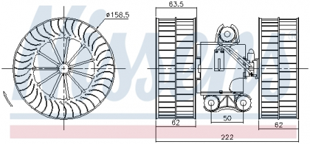Ventilator habitaclu - Ventilator habitaclu MERCEDES VIANO (W639), VITO / MIXTO (W639), VITO (W639) 2.0D dupa 2003
