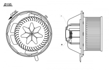 Piese Auto - Ventilator habitaclu potrivit BMW 1 (E81), 1 (E82), 1 (E87), 1 (E88), 3 (E90), 3 (E91), 3 (E92), 3 (E93), X1 (E84), X3 (F25), X4 (F26), Z4 (E89) 1.6-4.4 06.04-03.18