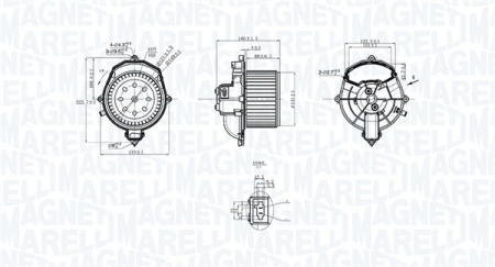 Ventilator habitaclu - Ventilator habitaclu potrivit CITROEN BERLINGO, BERLINGO MULTISPACE, C4 GRAND PICASSO I, C4 PICASSO I; PEUGEOT PARTNER, PARTNER ORIGIN, PARTNER TEPEE 1.2-Electric dupa 2006