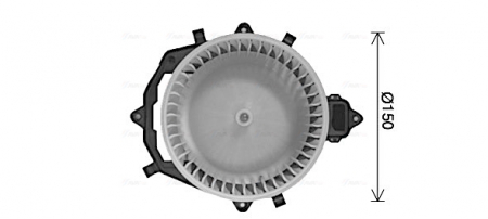 Ventilator habitaclu - Ventilator habitaclu potrivit CITROEN BERLINGO/MINIVAN, C4 GRAND PICASSO I, C4 PICASSO I; PEUGEOT PARTNER ORIGIN/MINIVAN, PARTNER TEPEE, PARTNER/MINIVAN 1.6D-2.0D 10.06-