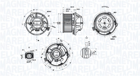 Ventilator habitaclu - Ventilator habitaclu potrivit CITROEN C5 I 1.8-3.0 2001-2004