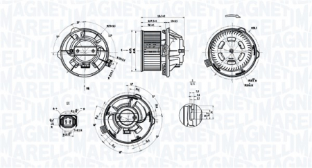 Climatizare - Ventilator habitaclu potrivit CITROEN C5 I, C5 I/KOMBI 1.8-3.0 03.01-08.04