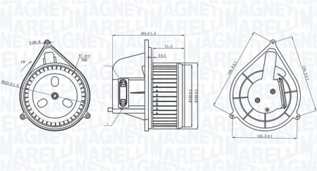 Ventilator habitaclu - Ventilator habitaclu potrivit FIAT DUCATO 1.9D-2.8D dupa 1997