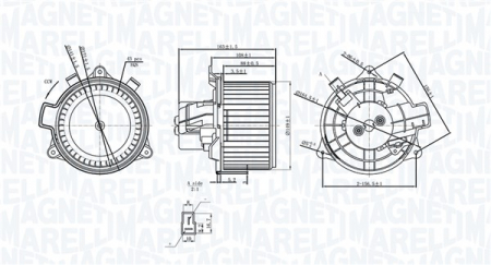 Ventilator habitaclu potrivit FIAT STILO 1.2-1.9D 10.01-08.08 [1]