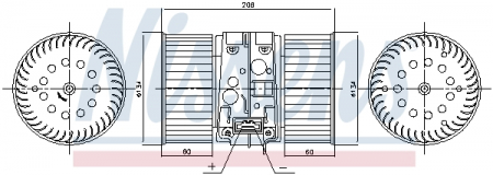Ventilator habitaclu - Ventilator habitaclu potrivit FIAT TALENTO; NISSAN NV300; OPEL VIVARO B; RENAULT GRAND SCENIC III, SCENIC III, TRAFIC III 1.2-2.0D 12.08-