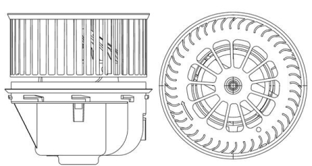 Ventilator habitaclu - Ventilator habitaclu potrivit FORD MONDEO IV 1.6-2.5 2007-2015